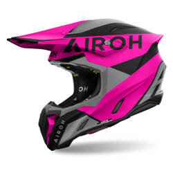 Airoh Twist 3 King Helm rosa, grau, schwarz / matt