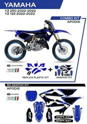 UFO Kunststoffsatz + Furnier YAMAHA YZ 125/250 22
