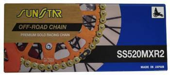 SUNSTAR Antriebskette 520MXR2 [520] [Clip] [114] [38.4kN] [golden]