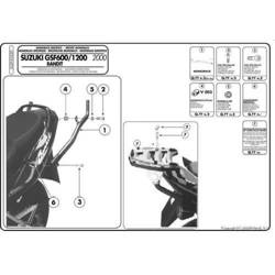 KAPPA Mittelgepäckträger Suzuki GSF 1200 BANDIT / S (00-05)