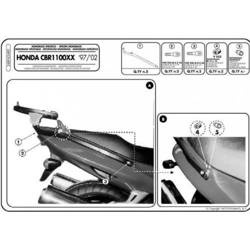 KAPPA Mittelgepäckträger Honda CBR 1100XX (97-09)
