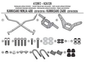KAPPA MITTIGER KOFFERRAUMTRÄGER KAWASAKI NINJA Z 400 (19-20)