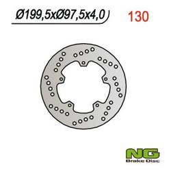 NG Bremsscheibe hinten PIAGGIO 50/80/125/150 / MALAGUTI 50 CENTRO 97-00