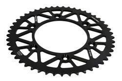 JT Hinteres Ritzel Aluminium [49 Zähne] HONDA CR/CRF 83-20 Farbe schwarz