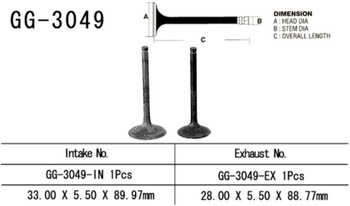 Vesrah Auslassventil SUZUKI DR 200SE 01-13 / DR 650SE 96-15