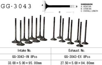Vesrah Auslassventil SUZUKI GSXR 1300HAYABUSA 99-07