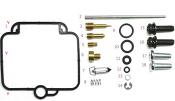 BEARING WORX Vergaser-Reparatursatz Suzuki DR 650SE 94-95