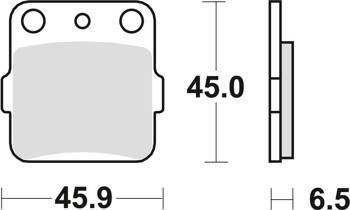 TRW Lucas Bremsbelag KH84/3 Off-Road - Sintermetall