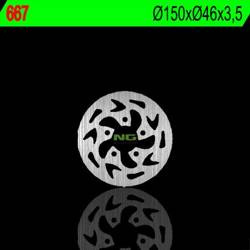 NG Bremsscheibe hinten GAS GAS 50 EC/TXT