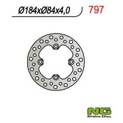 NG Bremsscheibe hinten KAWASAKI KX 85 01-16
