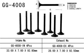 Vesrah Einlassventil KAWASAKI KZ 650C/E/B/D 77-80