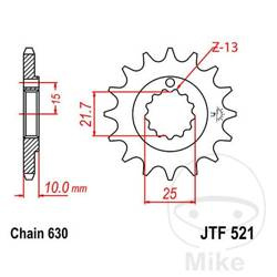 Ritzel vorne JT JTF521.15 (15Z)