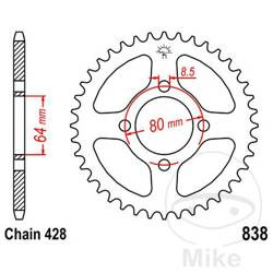 Stahl Kettenrad Hinten JT JTR838.42 ilość zębów 42Z