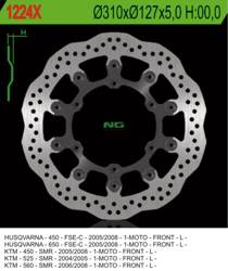 NG Vordere Bremsscheibe KTM 450/525/560 SMR / HUSQVARNA