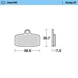 Moto-Master Vorderrad-Bremsbeläge KTM SX85 11-17 / 250 FREERIDE 14-17 / 350 FREERIDE 12