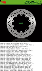 NG Vordere Bremsscheibe BMW R45/60/65/75/80/90/100