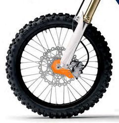 POLISPORT untere Stoßdämpferabdeckung KTM SX / SX-F / XS / XC-F / EXC / EXC-F 15-19 vorne MIT FIXING KIT