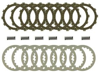 Nachman Kupplungssatz (Scheiben + Distanzscheiben + Federn) KTM EXC 250 94-12 / SX 250 94-11 / EXC 300 94-12 / SX/EXC 360-380 96-02 (EBS5595)(EBS062)