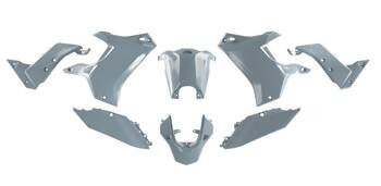 Kompletter Satz Plastikteile [ohne vorderen Kotflügel] T7 REVOLUTION Yamaha TENERE 700 '19-'24 grau Farbe Racetech