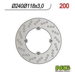 NG Vordere Bremsscheibe HONDA XL 600R 83-87 / CR 125 85-88 / CR 500 88