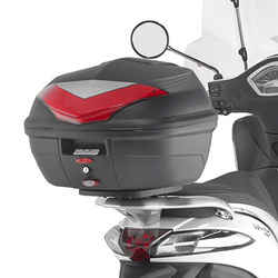 KAPPA CENTRAL CUFF RACK PIAGGIO Liberty 50-125-150 (09-15), Liberty 50-125-150 I-GET / Liberty 50-125-150 (16-19), Liberty 50-125-150-200 (02-08)