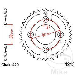 Stahl Kettenrad Hinten JT JTR1213.37 ilość zębów 37Z
