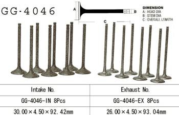 Vesrah Einlassventil KAWASAKI ZX9R 98-03 / Z 1000A 03-05