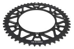 JT Hinteres Ritzel Aluminium [48 Zähne] HUSQVARNA SM 610 08-09 / SUZUKI DR350 90-03 / RGV 250 91-96 Farbe schwarz