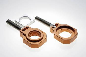 ACCEL Hinterachsspanner mit Schraube KTM SX / SXF 125-450 13-19 / HUSQVARNA TC 125 / 250 / FC 250 / 350 / 450 15-18