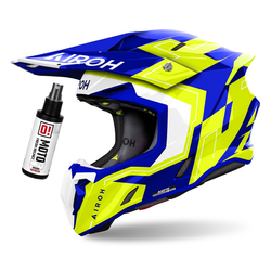 Airoh Twist 3 Dizzy Helm weiß, blau, gelb / glänzend
