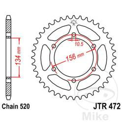 Stahl Kettenrad Hinten JT JTR472.41 ilość zębów 41Z