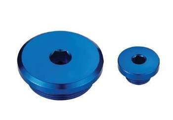 Accel Motorinspektionsstopfen Yamaha YZF 450 '10-'18 YZF 250 '10-'18 WR250F '15-'18 WR450F '16-'18 blau