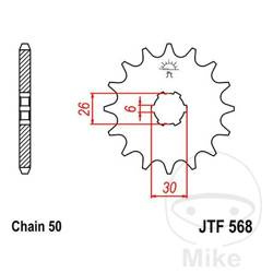 Ritzel vorne JT JTF568.18 (18Z)