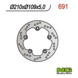 NG Bremsscheibe hinten SUZUKI AN 250 98-03 / AN 400 98-02