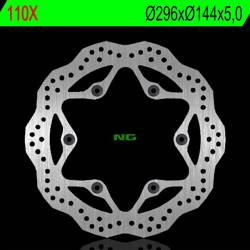 NG Vordere Bremsscheibe HONDA CBF 500/600 / CB 750 92-93 / CBR 1000F 87-92 / ST 1100 / VT 1300