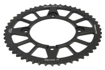 JT Hinteres Ritzel Aluminium [51 Zähne] KAWASAKI KX 80/85 86-20 Farbe schwarz