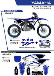 UFO Kunststoff- und Furniersatz YAMAHA YZ 125/250 22