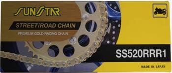 SUNSTAR Antriebskette 520RRR1 [520] [Rivet] [118] [XW-Ring] [golden]