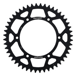 Supersprox Hinteres Aluminiumkettenrad [48 Zähne] Yamaha YZ / YZF '99-'18 [JTR251.48] Farbe: Schwarz