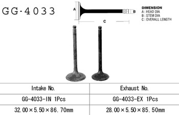 Vesrah Einlassventil KAWASAKI KLF 220/250 88-11