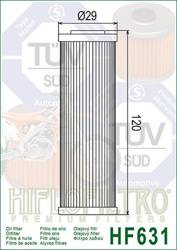 HIFLO ÖLFILTER HF 631 BETA 350/400/450/498/520 `10-13