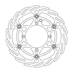 Moto-Master Schwimmende Bremsscheibe vorne KTM SX 85 11- / 250/350 FREERIDE 14- HUSQVARNA TC85