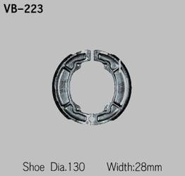 Vesrah Bremsbacken YAMAHA XT 350 85-91 / TT 350 83-93 / TT 600 83-92