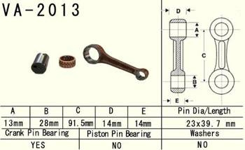 Vesrah Pleuelstange YAMAHA YFM 80 85-08
