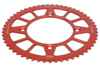 JT Hinteres Ritzel Aluminium [55 Zähne] HONDA CR 80/85 Farbe rot