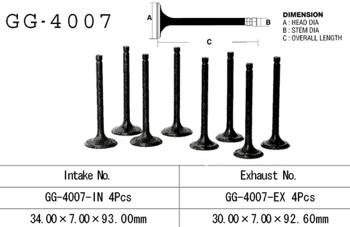 Vesrah Einlassventil KAWASAKI KZ 650 81-83 KZ 750 80-82