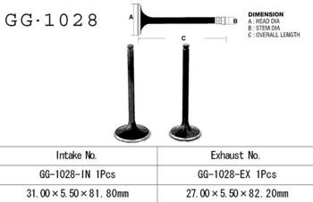Vesrah Auslassventil HONDA TRX 250 RECON 97-01