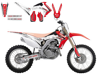 BLACKBIRD Komplett Aufkleber Kit Honda CRF 450R 13-16 CRF 250R 14-17