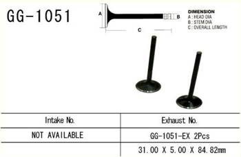 Vesrah Auslassventil HONDA CRF 450R 02-07