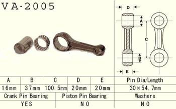 Vesrah Pleuelstange YAMAHA YFM/YFB 225 83-04 / XT 225